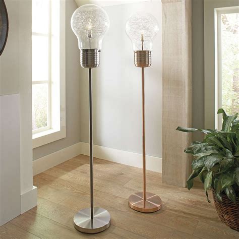 light bulb shaped floor lamp
